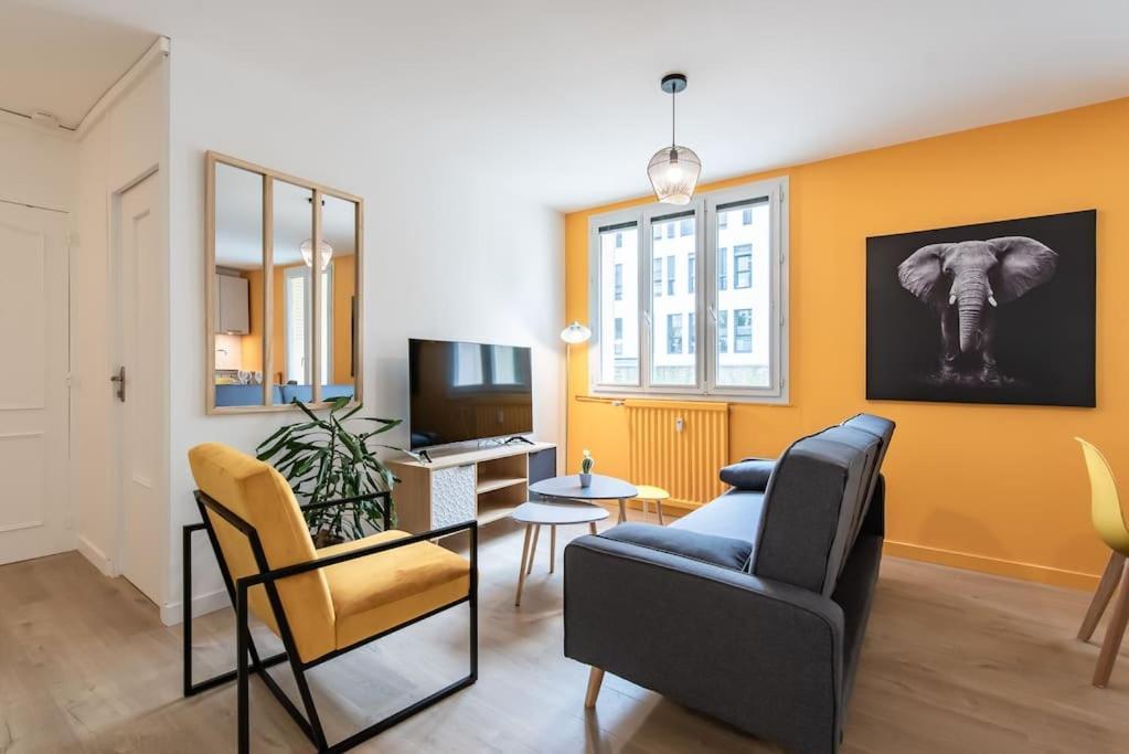 Appartement Renove Pour 6 Avec Parking Villeurbanne Eksteriør bilde